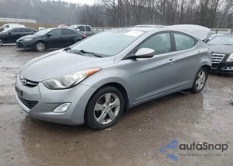 2012 Hyundai Elantra Gls (Ulsan Plant) из США, поврежденный, VIN KMHDH4AE1CU428342